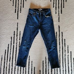 Zara Dark Blue Denim Jeans, sz 31